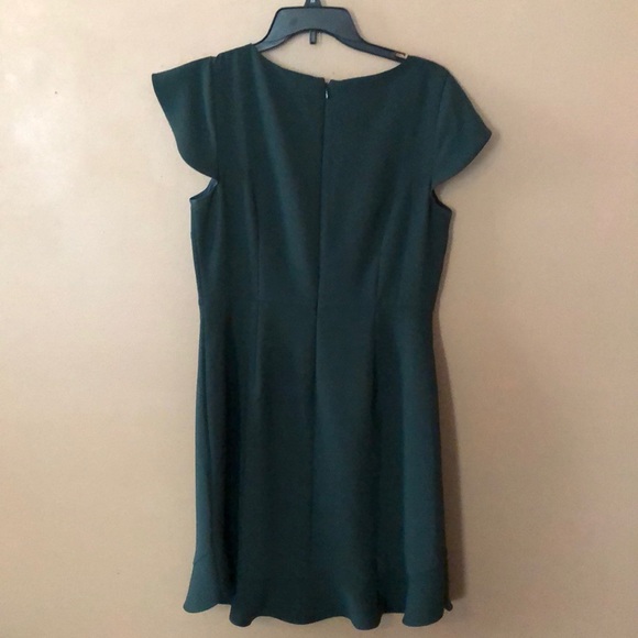 NWOT  Loft dark green Dress - Picture 3 of 4